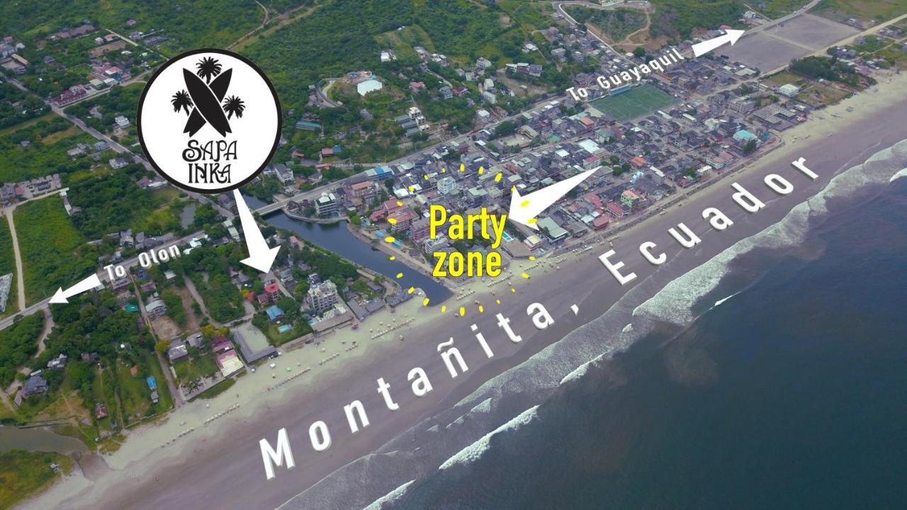 Sapa Inka Vandrarhem Montañita Exteriör bild